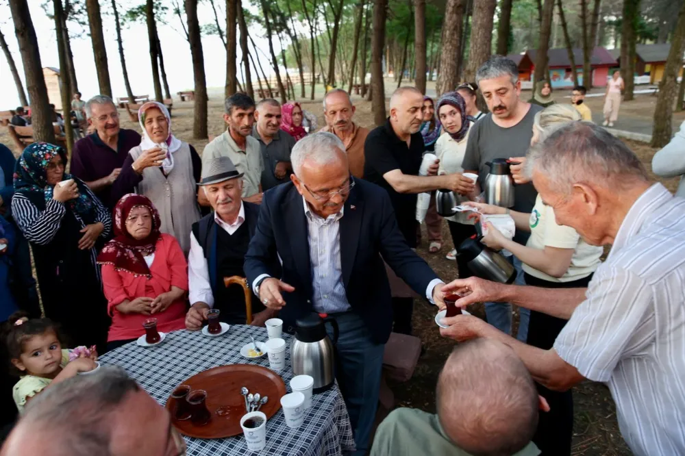ÜNYE ÇINARSUYU’NDA VATANDAŞLARIN TATİL KEYFİ