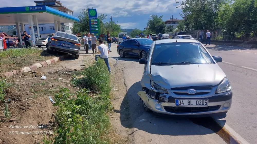  Kumru ile Fatsa ilçelerini bağlayan karayolunda trafik kazası 