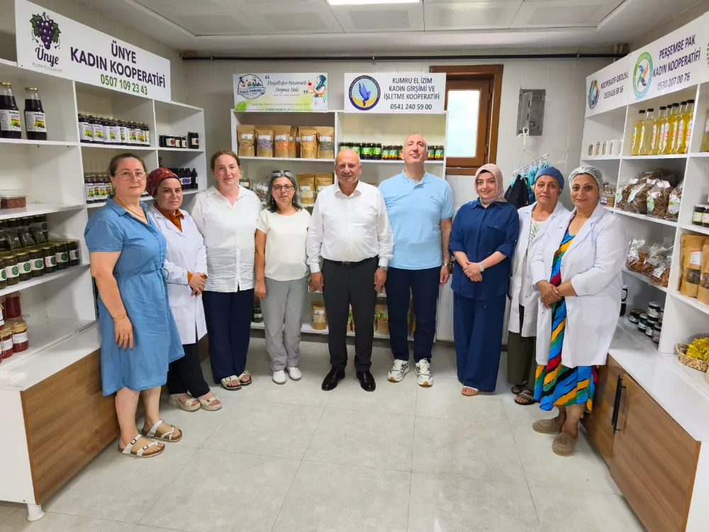 Başkan TAVLI (DOKAP) Başkanı Hakan Gültekin ile kooperatifi ziyaret etti.