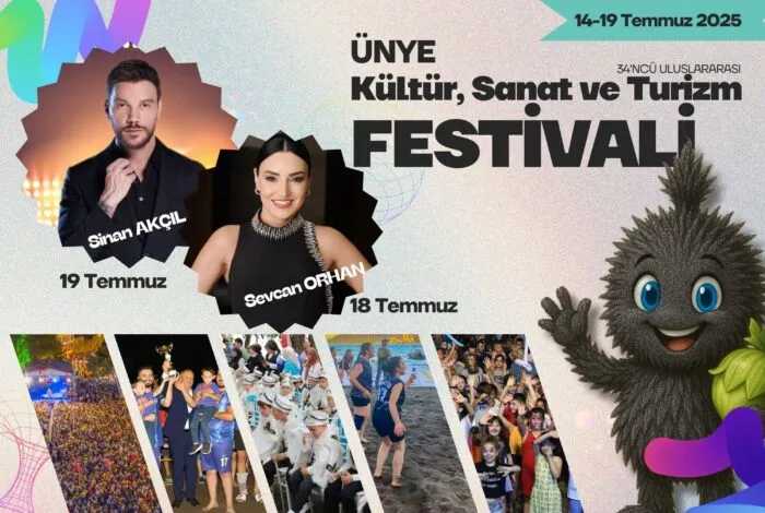ÜNYE’DE FESTİVAL COŞKUSU BAŞLIYOR…
