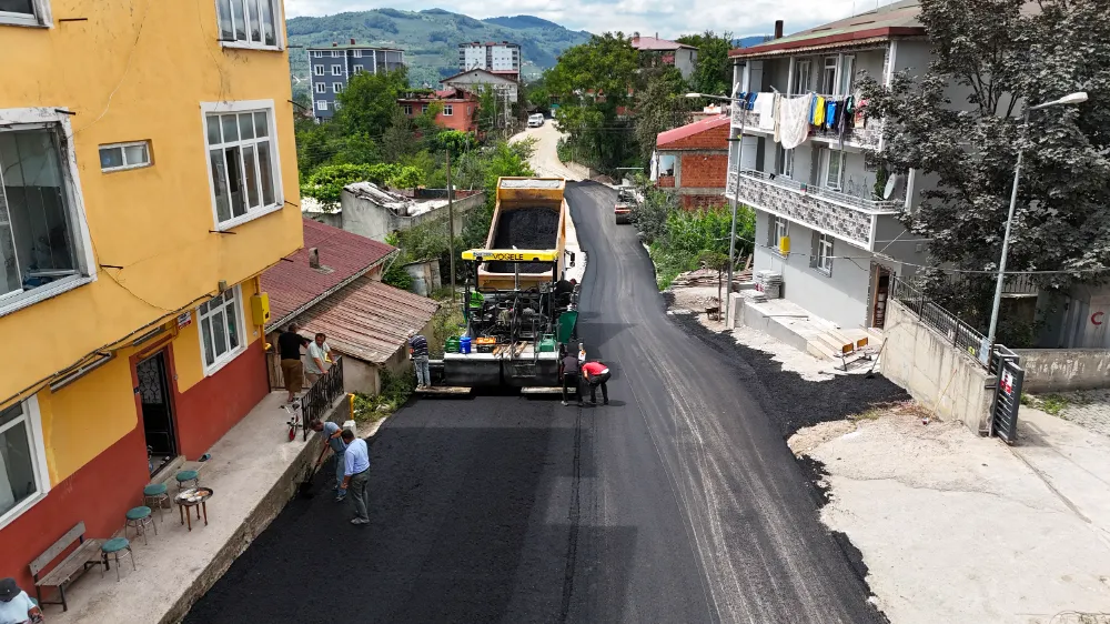 KORGAN’IN MERKEZİ ASFALTLANIYOR