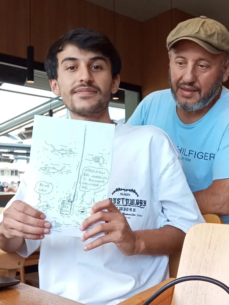 Ünyeli Karikatür Ustası “İlksan Abi” Sosyal Medyada İlgi Görüyor