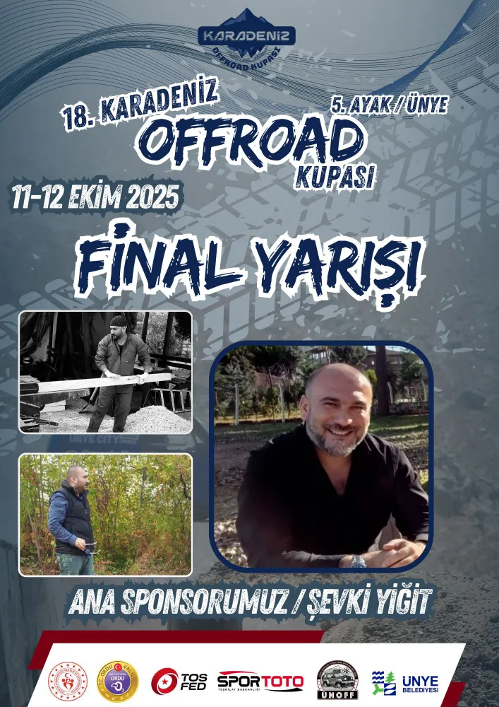 18. Uluslararası Karadeniz Offroad Kupası Ünye Finali’nin Ana Sponsoru Şevki Yiğit Oldu