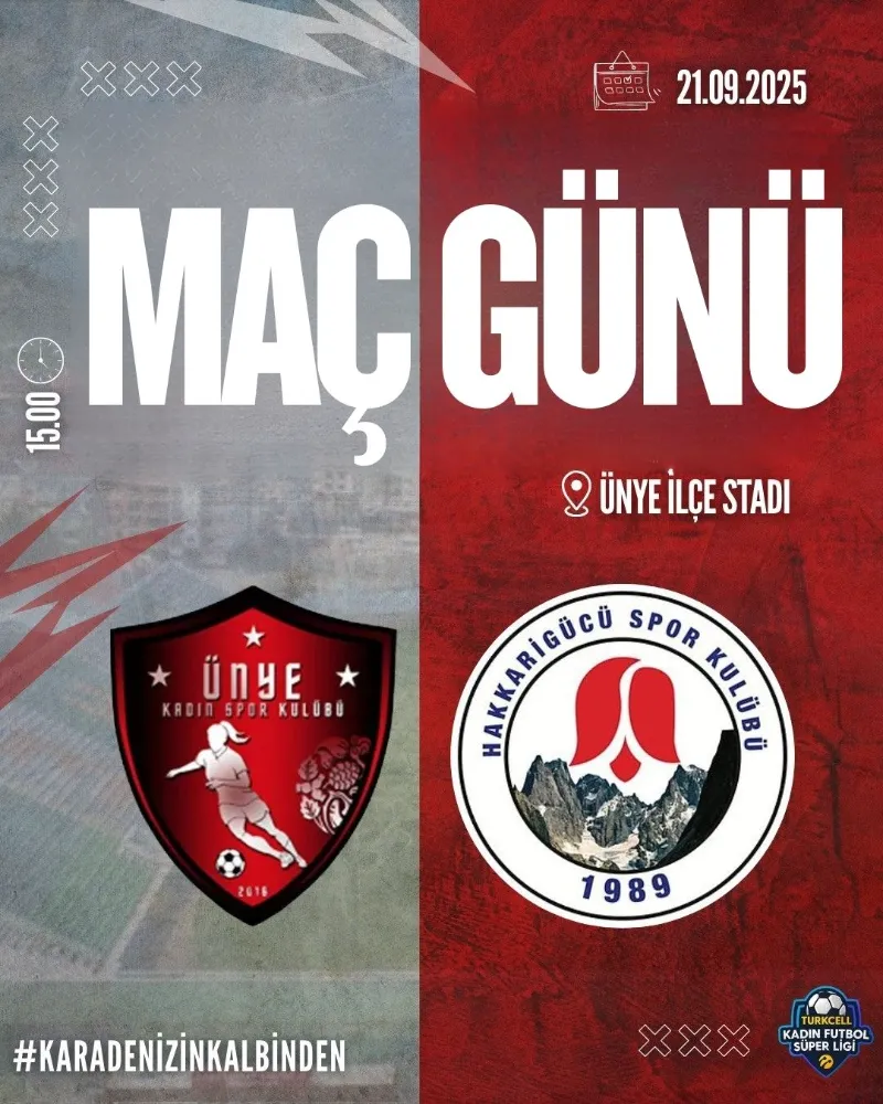 Ünye Kadın Spor Kulübü, Süper Lig’e Hakkarigücü Maçıyla Başlıyor